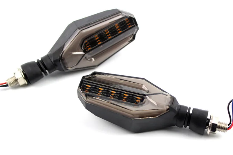 AUniversal светильник сигнала поворота мотоцикла Янтарный s 9 LED 12V декоративная лампа