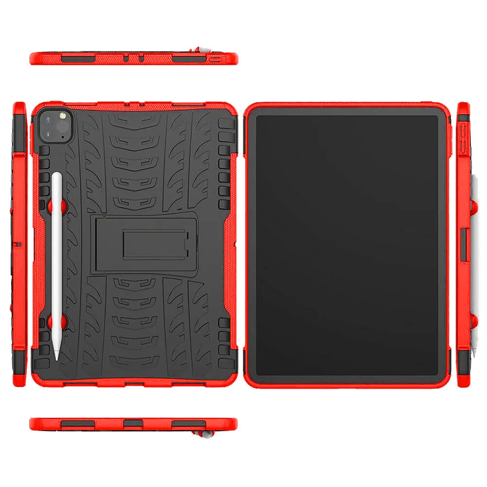 

Защитный чехол для планшета из ТПУ для iPad Pro 11, чехол 2020 дюйма, двухслойный противоударный защитный чехол для iPad Air 4, подставка для планшета