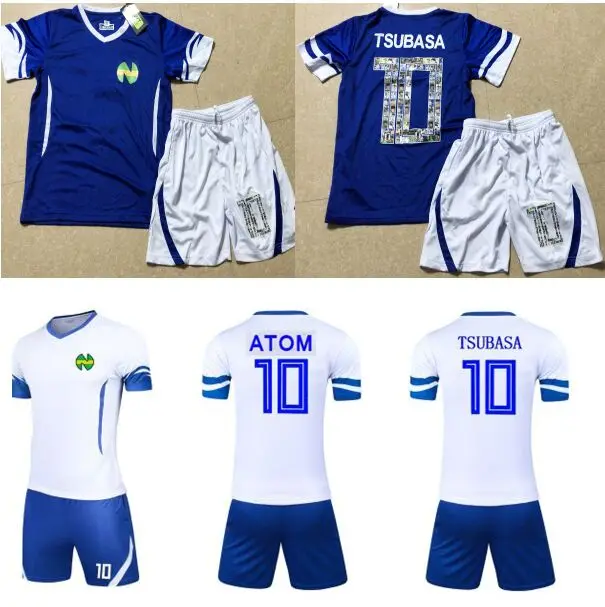 Азиатские размеры, для детей, для мужчин, Camiseta atom Maillots de Foot Enfant equipe de французский Оливер атом капитан Tsubasa майки