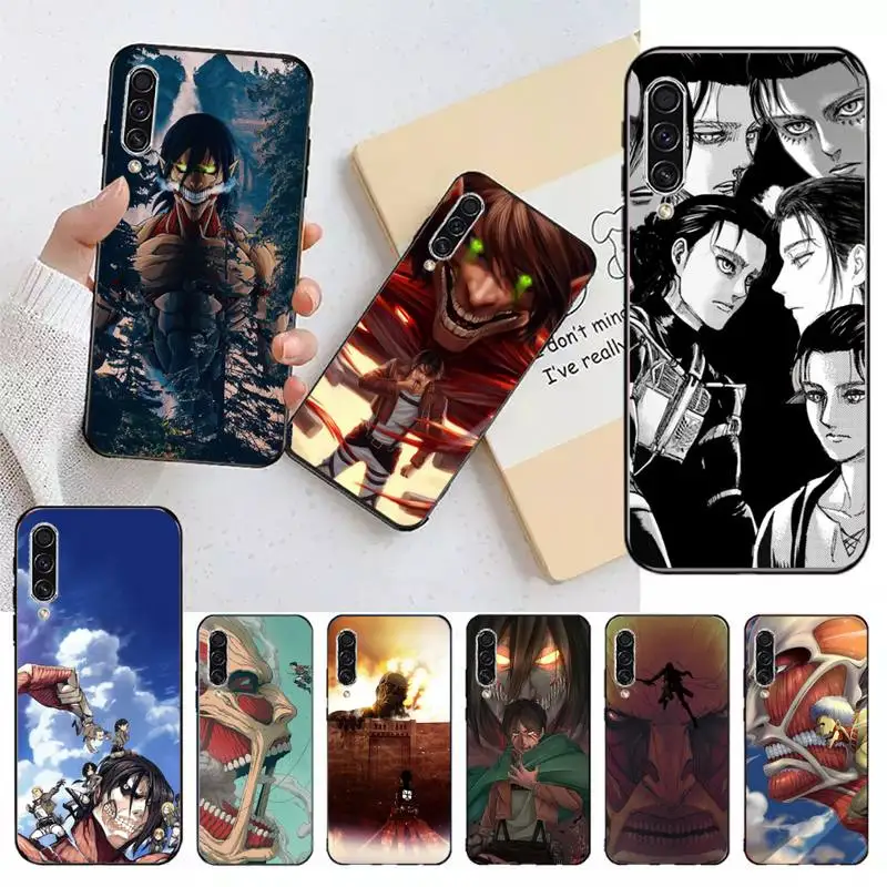

attack on titan anime Phone Case For Samsung galaxy A S note 10 12 20 32 40 50 51 52 70 71 72 21 fe s ultra plus