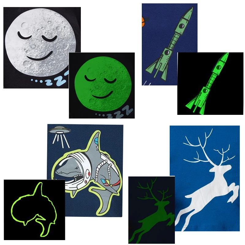 Пижама с длинным рукавом для маленьких мальчиков набор сна графическим рисунком