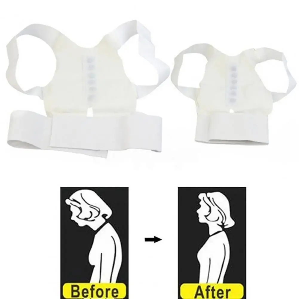 

Adjustable Unisex Humpback Posture Corrector Back Shoulder Support Belt Strap Waist Support