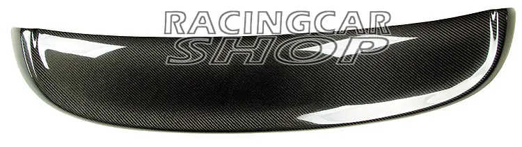 Реальные углеродного волокна задний спойлер на крыло крышу пригодный для Smart Fortwo