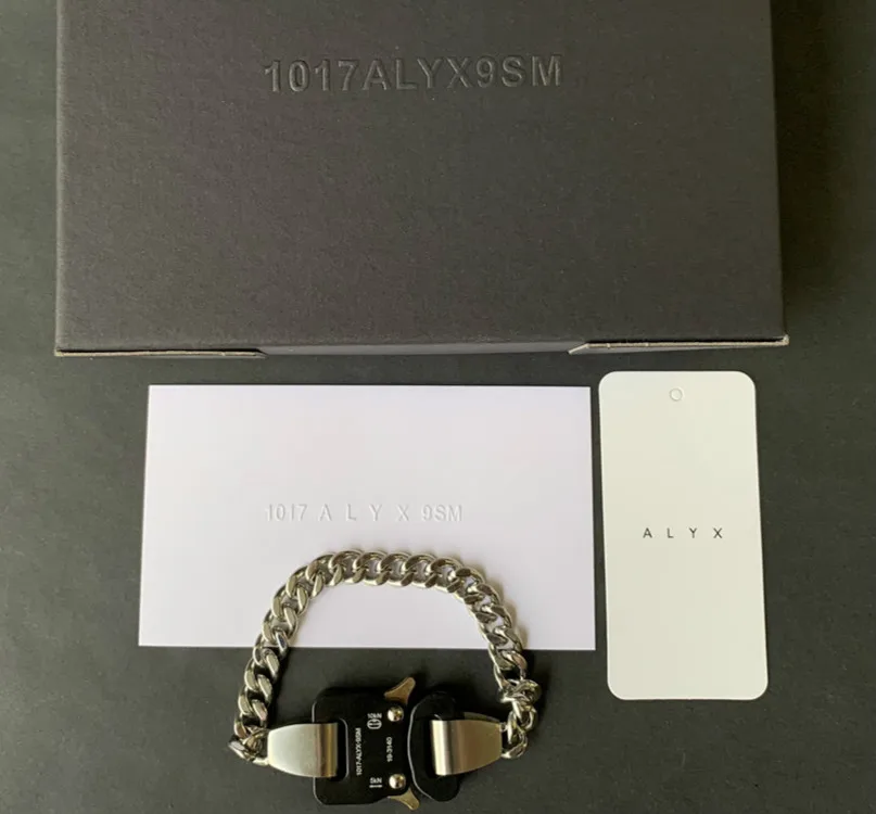 Браслеты ALYX RIVER LINK из австрийской титановой нержавеющей стали 1017 металлическая