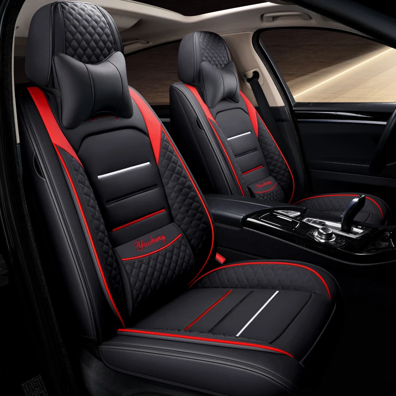 Чехлы из экокожи на автомобильные сиденья полное покрытие для Mercedes benz aclass cla c slc slk