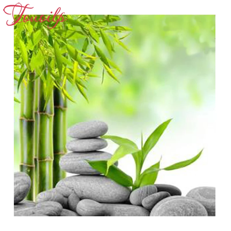 Алмазная 5D Вышивка сделай сам мозаика из камней и бамбука круглая 5d крестиком |