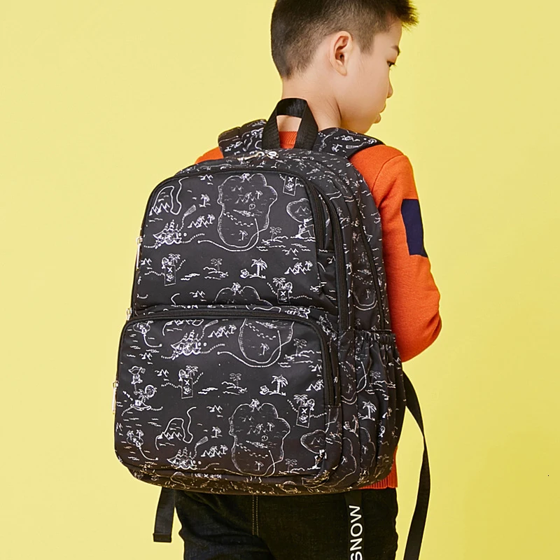 Fashion print children's school backpack for boys and girls High quality waterproof nylon backpacks book bags mochila infantil