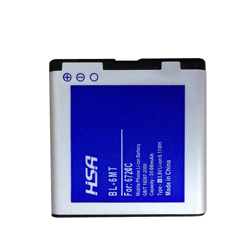 Новое поступление [HSABAT] 3600 мАч BP-6MT Сменный аккумулятор для Nokia E51 N82 6720C - купить по