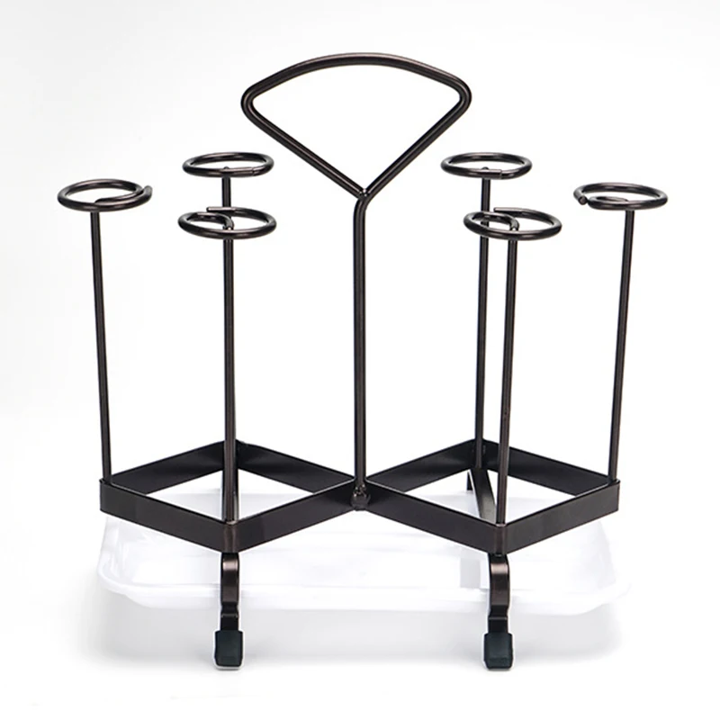 Совершенно новая металлическая чашка дренажная стойка держатель для кружек