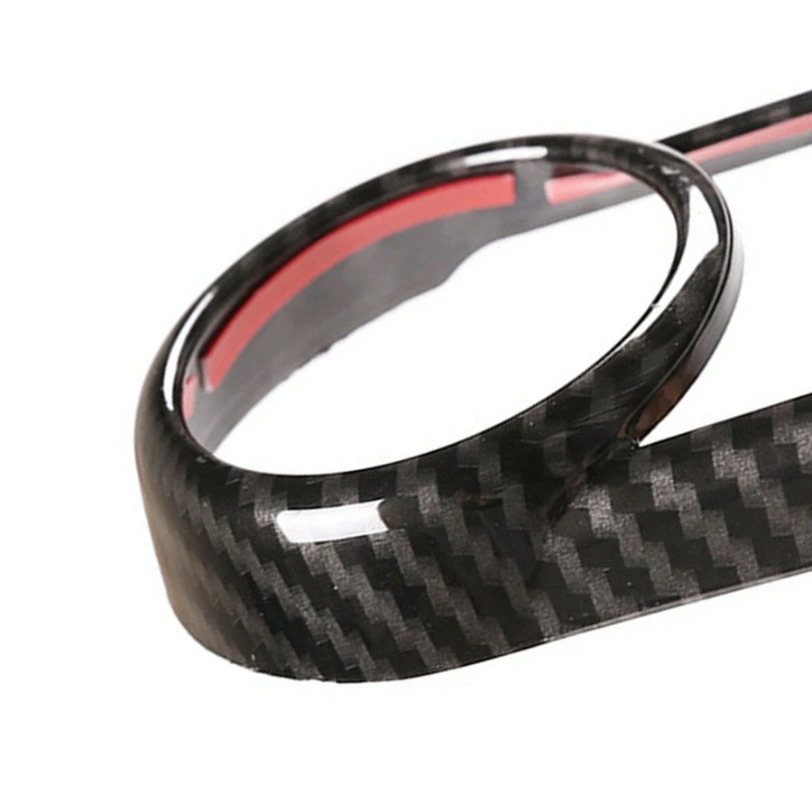 

4pcs/set ABS Car Steering Wheel Strip Frame Fit For Land Rover Range Rover Sport 2014 2015 2016 2017 Carbon Fiber Style
