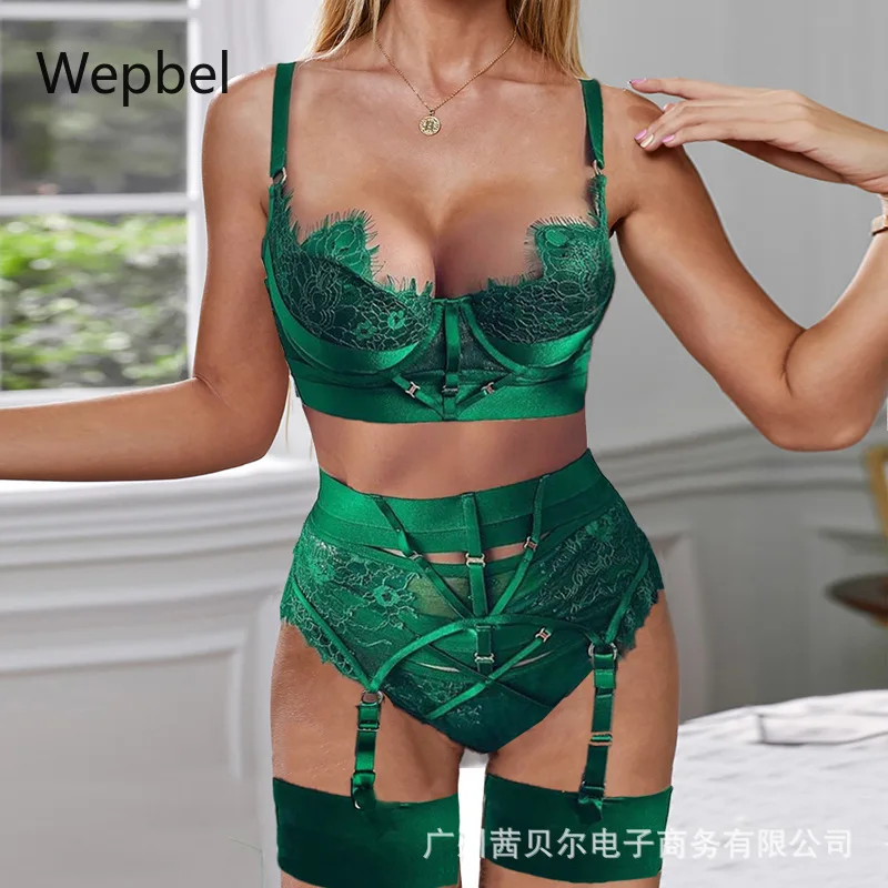 WEPBEL 2020 бюстгальтер пуш ап Трусики с высокой талией сексуальное нижнее белье