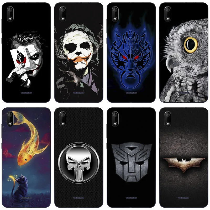 Soft silicone Phone Cases For Wiko Y50 Y60 Y70 Y80 TPU Material Case Back Cover Coque Print painting Flower style | Мобильные