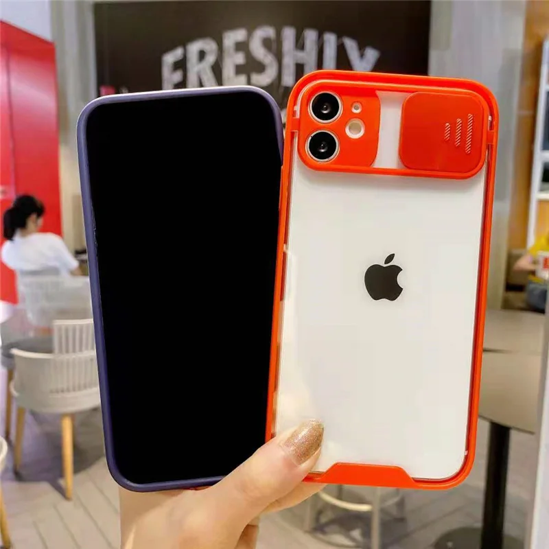 

Funda protectora para lente de cmara de telfono, carcasa trasera transparente para iPhone 12, 11 Pro Max, 7, 8 Plus, X, XR, Xs