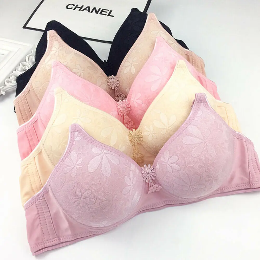 Бюстгальтер женский с мягкими чашечками чашка A B 3/4 30 32 34 36 38