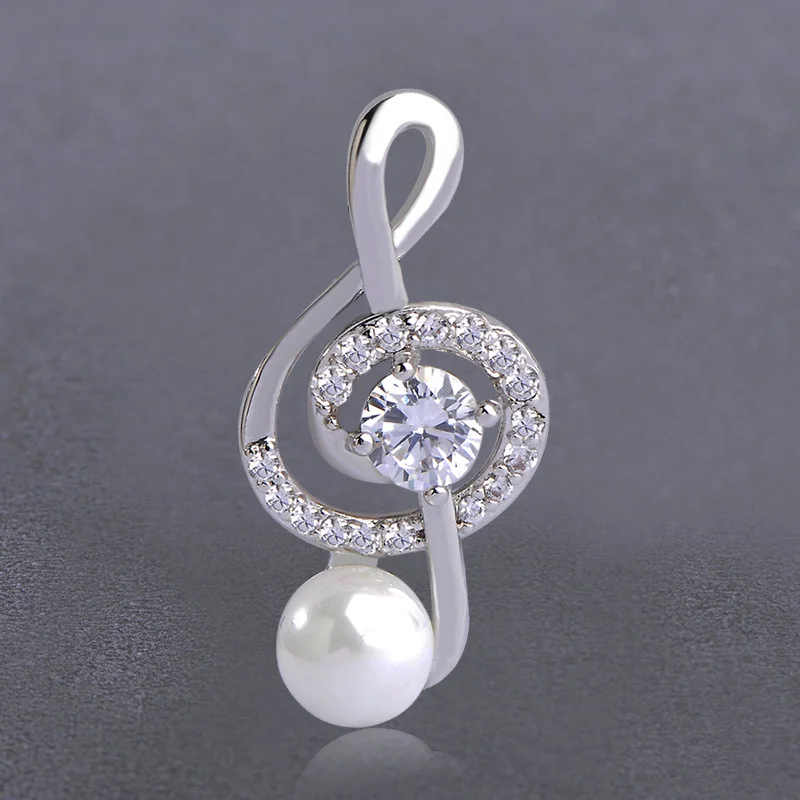 Женская Брошь с имитацией жемчуга MECHOSEN брошь для хиджаба фианитом аксессуары