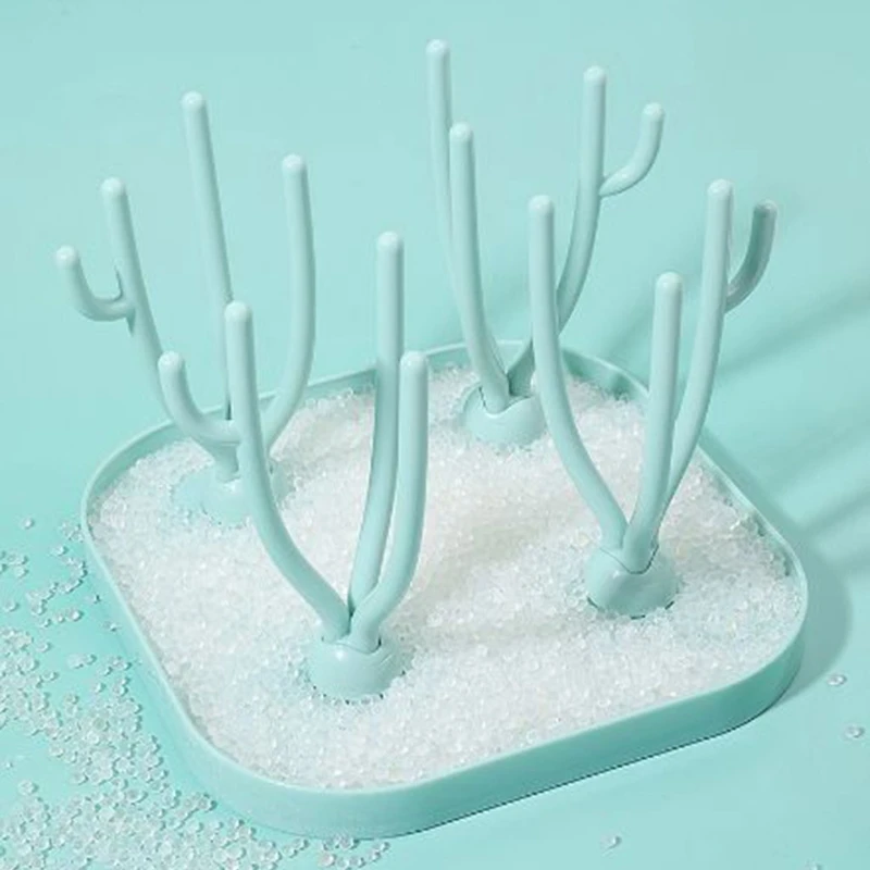 

Baby Bottle Drying Drain Rack, Space Saving Bottle Dryer Holder for Kids Supplies Nipples Cups Pump Parts & Accessories H9EF