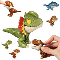 new multiple styles children gifts interactive biting hand fidget toy model tyrannosaurus dinosaur finger toy cute decoration