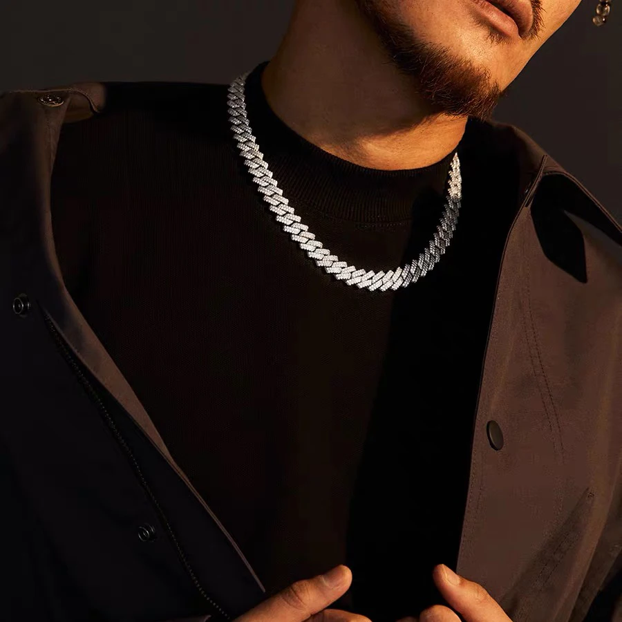 Чокер Майами мужской/женский из кубинской цепи ожерелье в стиле хип-хоп с