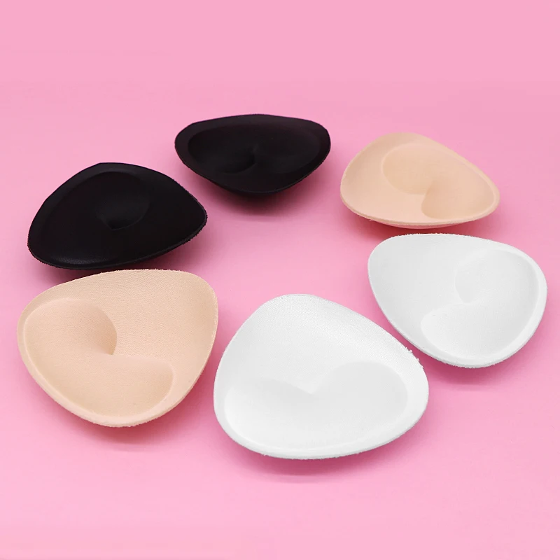 

4/3/2Pairs Triangle Bra Pad for Women's Swimsuit Bikini Inserts Pads Sponge Foam Push Up Enhancer Chest Cup Breast Enhancer