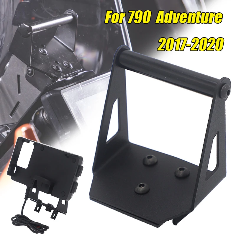 

Аксессуары для мотоциклов, кронштейн-держатель для GPS-навигатора, навигатора для 790 ADVENTURE S R 2017 2018 2019 2020