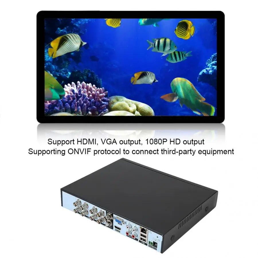 Сетевой видеорегистратор 8CH CCTV сетевой жесткий диск 5MP/4MP/1080 P/720 P камера 100