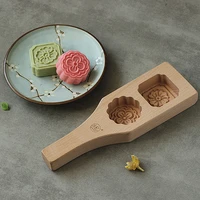 moon cake mold wooden pastry mold baking tool for making mung bean cake ice skin fondant cake chocolate mold kitchen accessories