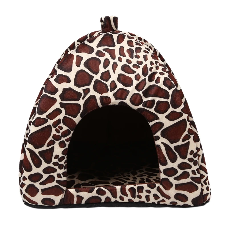 Домик для собак кошачий подстилка модная палатка щенков зимняя теплая кровать