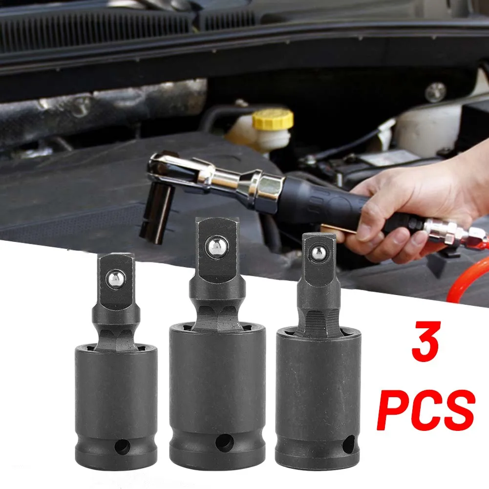 

1/4 3/8 1/2 Inch Ratchet Adapter 3pcs For Electric Pneumatic Tools Impact