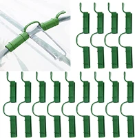 11mm greenhouse clamps clips row cover netting tunnel hoop clips shed film shading net rod clip for greenhouses frame shelters