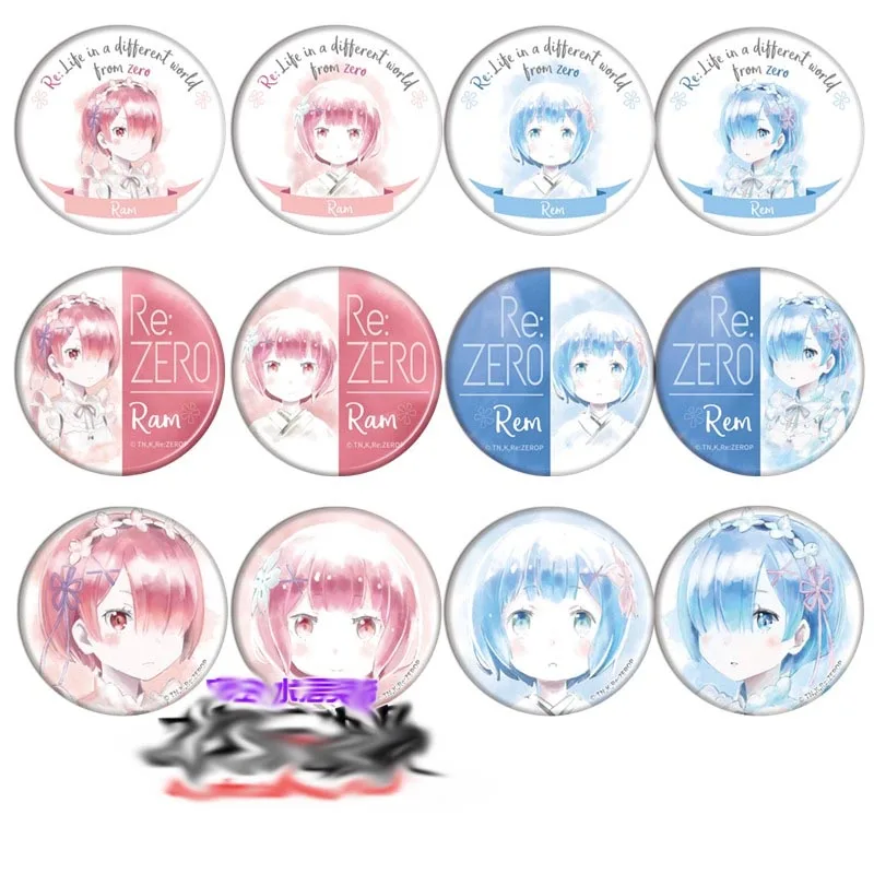 12 шт. аниме Re:Life in a другой мир от Zero Pins Cos значок брошь Коллекционная заколка для