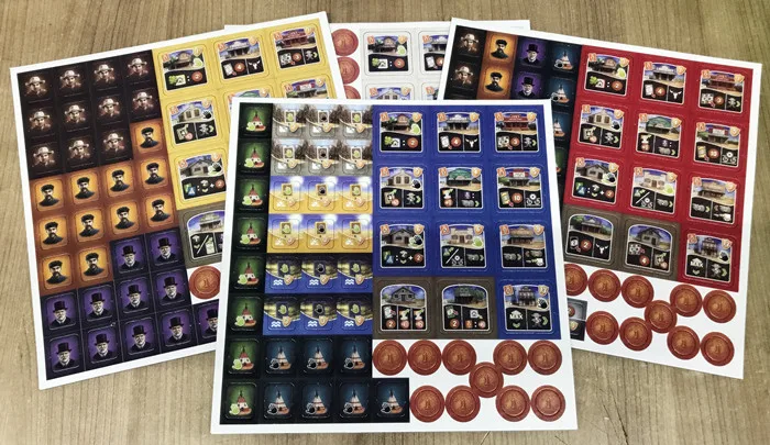 Настольная игра Большая Западная тропа китайская версия карты Great West Road