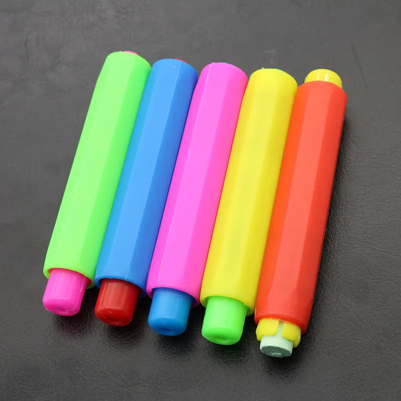 Цветная безпылевая Нетоксичная безвредная ручка зеленая пластиковая папка мел