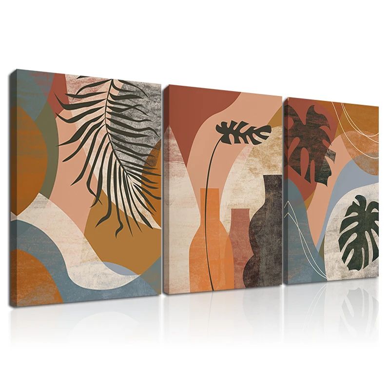 Абстрактная настенная Художественная печать ботанический Декор Картина