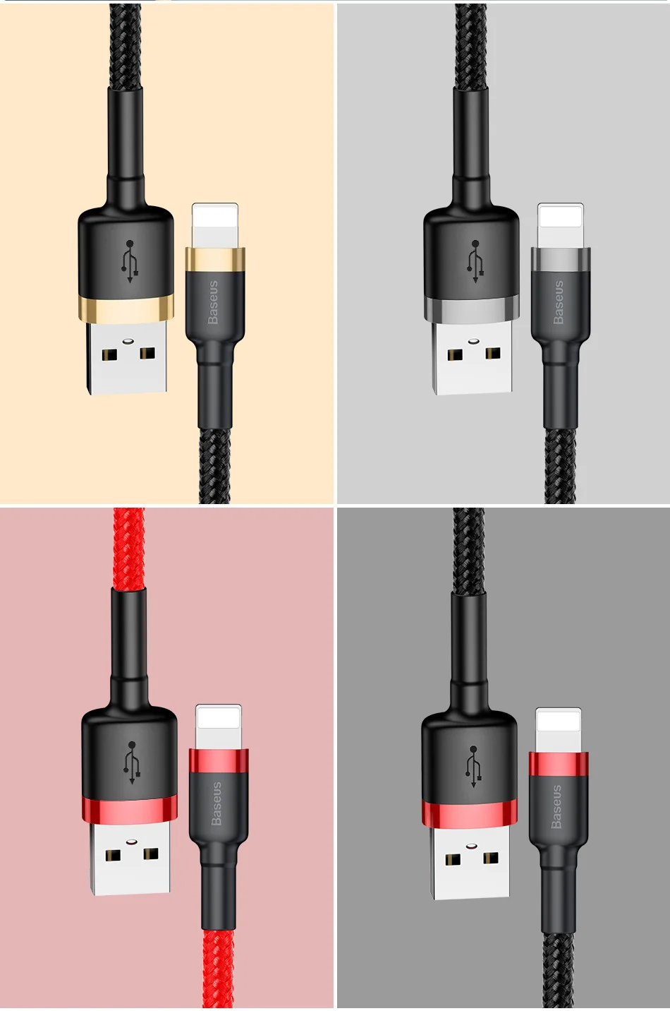 Baseus USB кабель для iPhone 11 XR Xs Max 2.4A кабель для быстрой зарядки 3 м USB кабель для зарядки данных для iPhone X 8 7 Plus зарядный провод