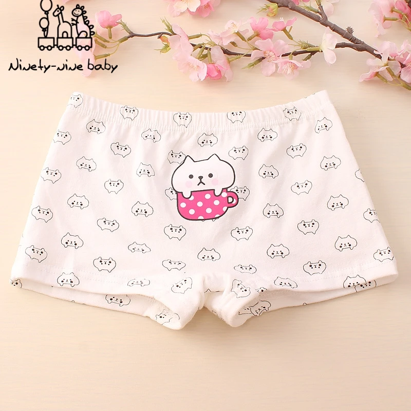6 шт. трусики для девочек детское хлопковое нижнее белье милые детские трусы с