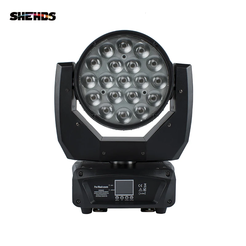 2pc19x15W глаза пчел RGBW светодиодный светильник для мытья + масштабирования