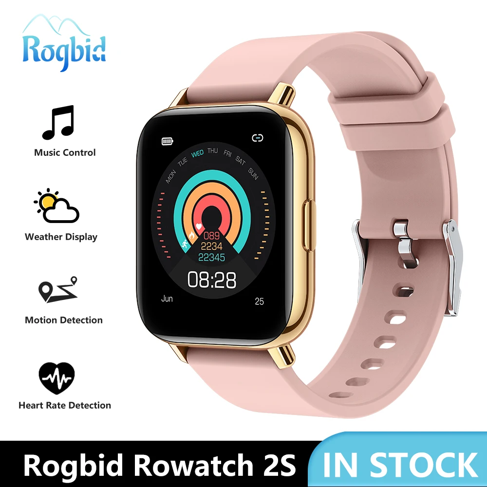 Rogbid Rowatch 2S 1.69 Inch Smartwatch Men Full Touch Multi-Sport Mode With Smart Watch Women Heart Rate Monitor For iOS Android
Rogbid Rowatch 2S 1.69 Inch Smartwatch Men Full Touch Multi-Sport Mode With Smart Watch Women Heart Rate Monitor For iOS Android