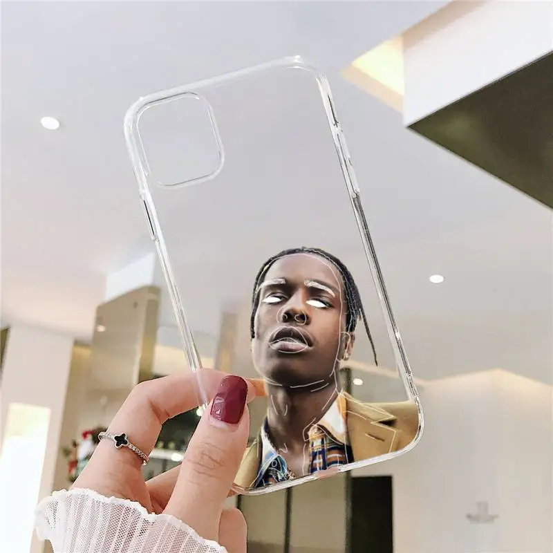 

Macs Miller Rapper Blue Slide Park Phone Case Transparent for iPhone 11 12 8 7 6 5 s mini pro X XS XR MAX Plus SE soft coque