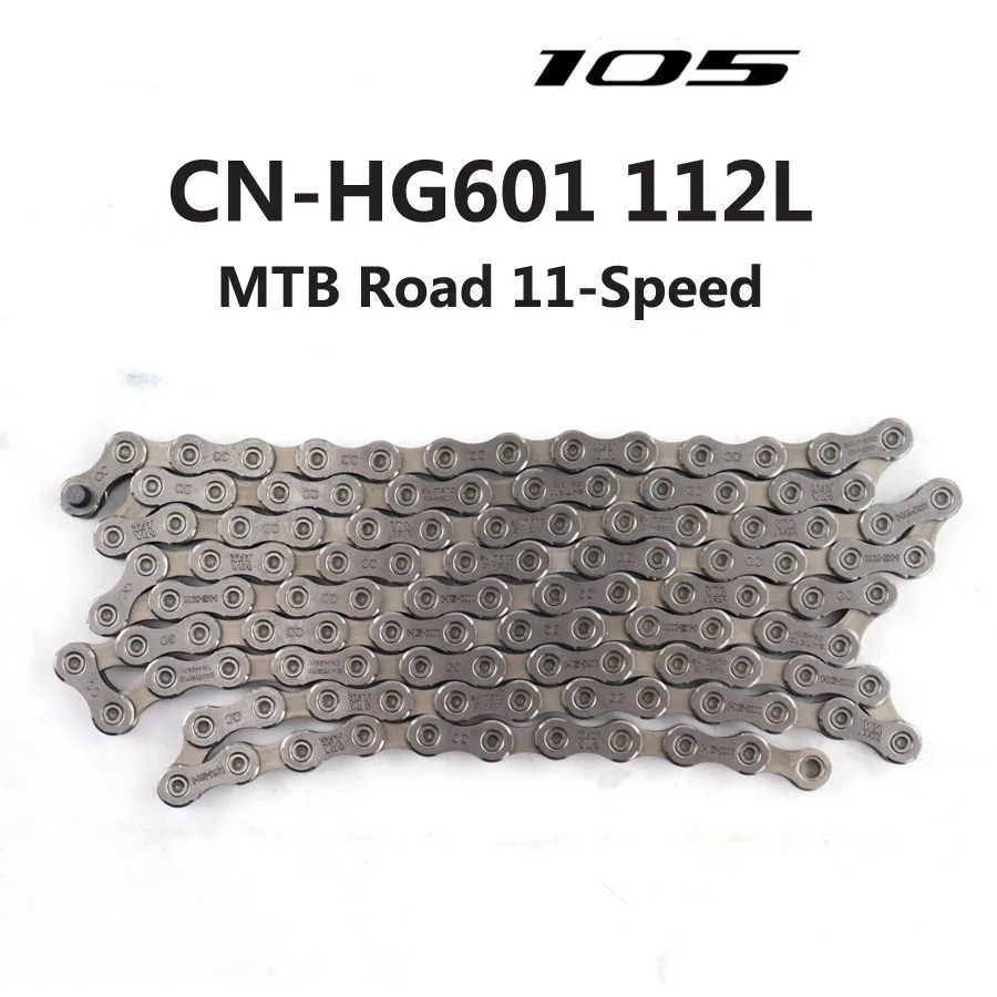Цепь SHIMANO 105 DEORE SLX HG601, 11 скоростей, цепь для горного велосипеда, CN-HG601, MTB, дорожный велосипед, 5800 M7000 цепи