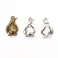 100pcslot cute penguin charms 20123mm polar animal charms handmade jewelry accessories