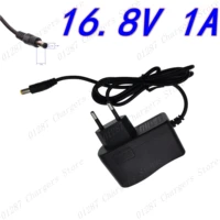 16 8v 1a lithium li ion battery charger dc 5 5mm2 1mm for screwdriver 14 4v 4series 18650 lithium battery wall charger