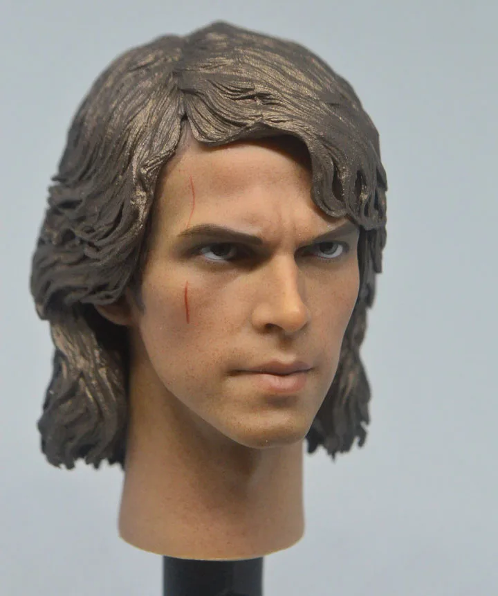 1/6 Custom Man Head Skywalker Sculpt Toy PVC Carving Model Fit 12" Figure Male Body | Игрушки и хобби