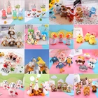 1 шт., 56 стилей, милый мультяшный плюшевый медведь, кролик, брелок, детские плюшевые игрушки, девочка, сумка, автомобильный брелок, бегемот, пингвин, куклы критер