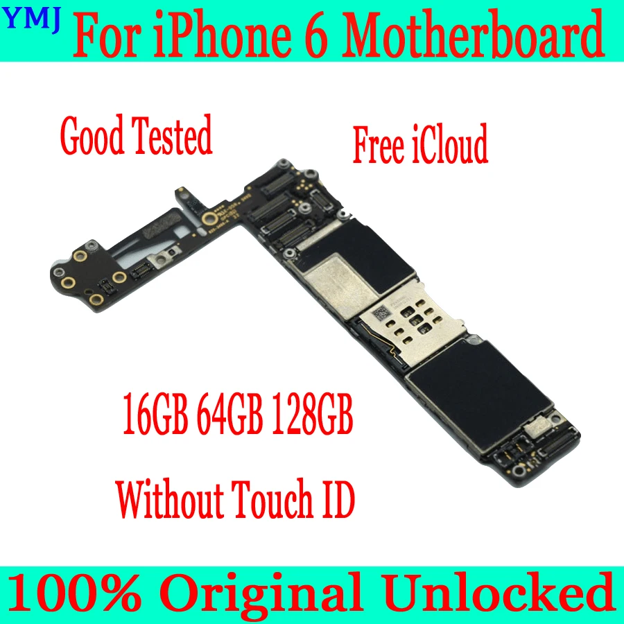 Оригинальная разблокированная материнская плата для iphone 6 без/С Touch ID 4 7 дюймов