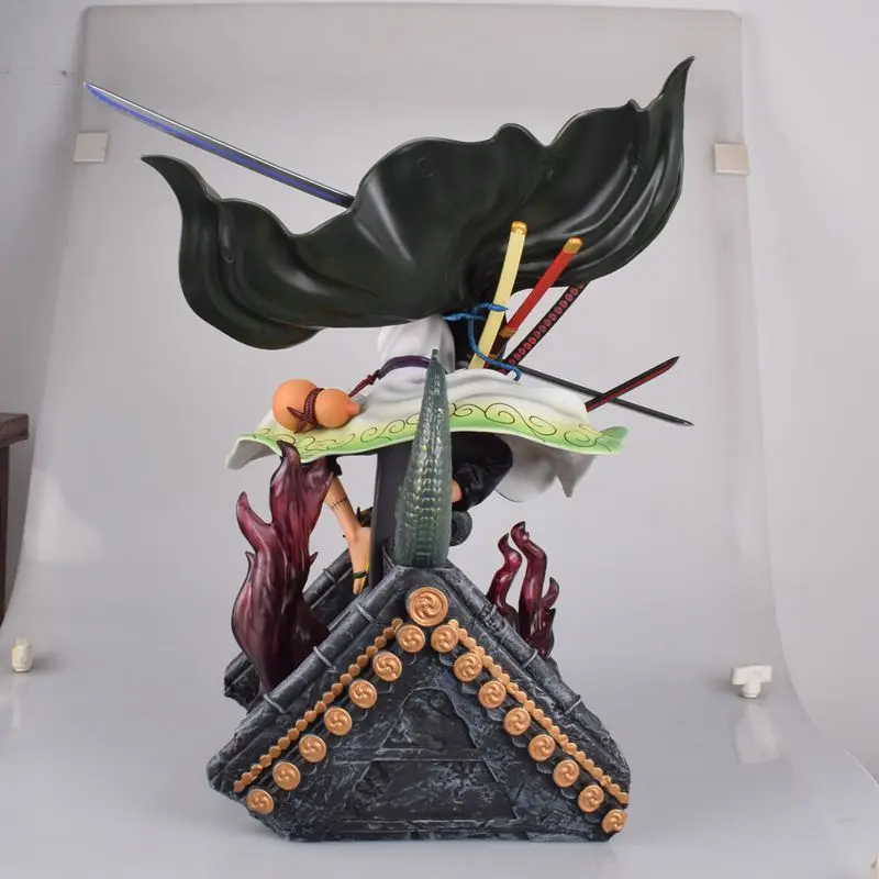 

Anime One Piece Roronoa Zoro GT Kimono Ver PVC Action Figure Collectible Model doll toy 42cm