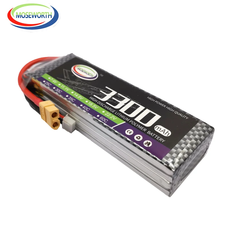 Игрушки с дистанционным управлением LiPo Батарея 4S 14 8 V 3300 мА/ч 60C взрыв 120C для РУ