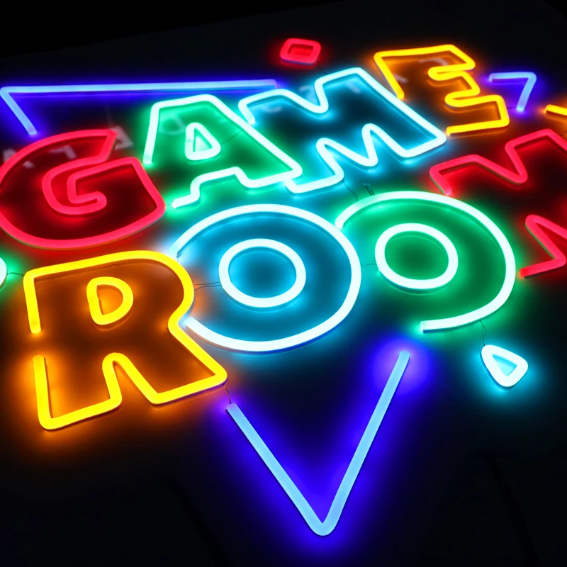 3D индивидуальная неоновая вывеска с буквами для спальни светодиодсветодиодный