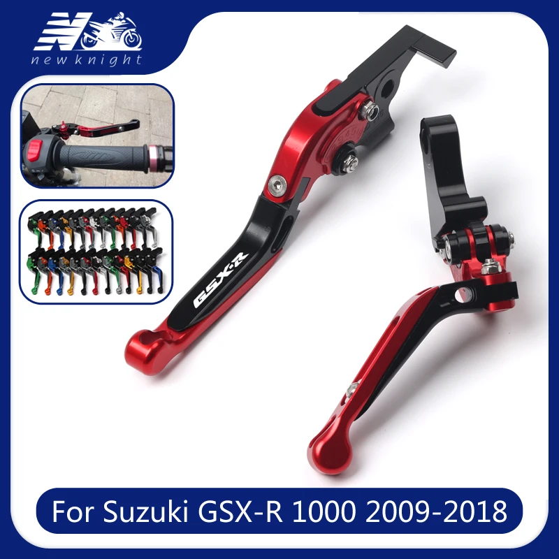 

Для SUZUKI GSXR1000 GSX-R 1000 2009-2018 аксессуары для мотоциклов CNC Алюминиевый Регулируемый складной выдвижной тормозной рычаг сцепления