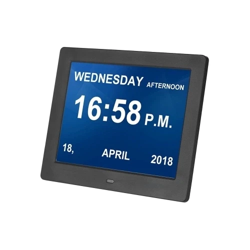 8 дюймов цифровой будильник и фоторамка светодиодный экран Простой электронный