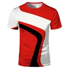 3D цифровая летняя Горячая Распродажа модная облегающая удобная мужская и женская спортивная футболка с коротким рукавом